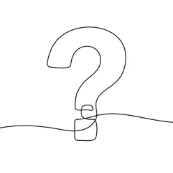 Tegning av et spørsmålstegn