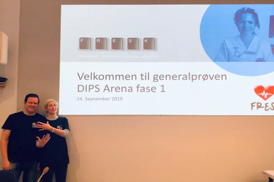 Generalprøve for DIPS Arena-opplæring 24. september 2019