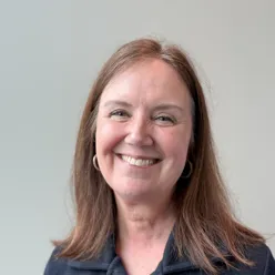 Kvinne med langt hår